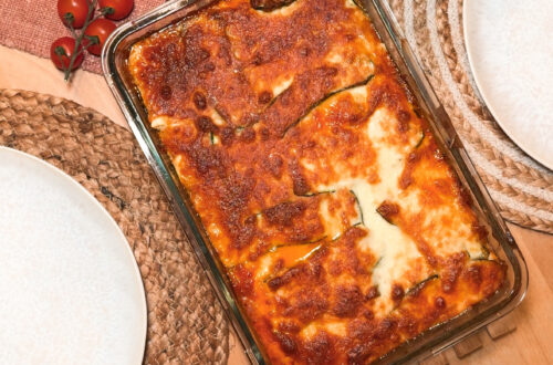 Zucchini-Hackfleisch-Lasagne