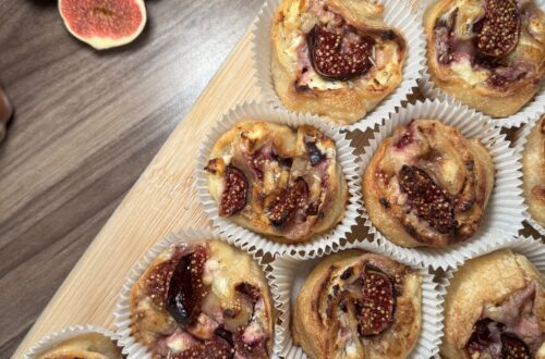 Feigen Ziegenkäse Schnecken