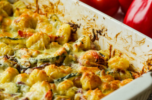 Gnocchi Gemüse Auflauf
