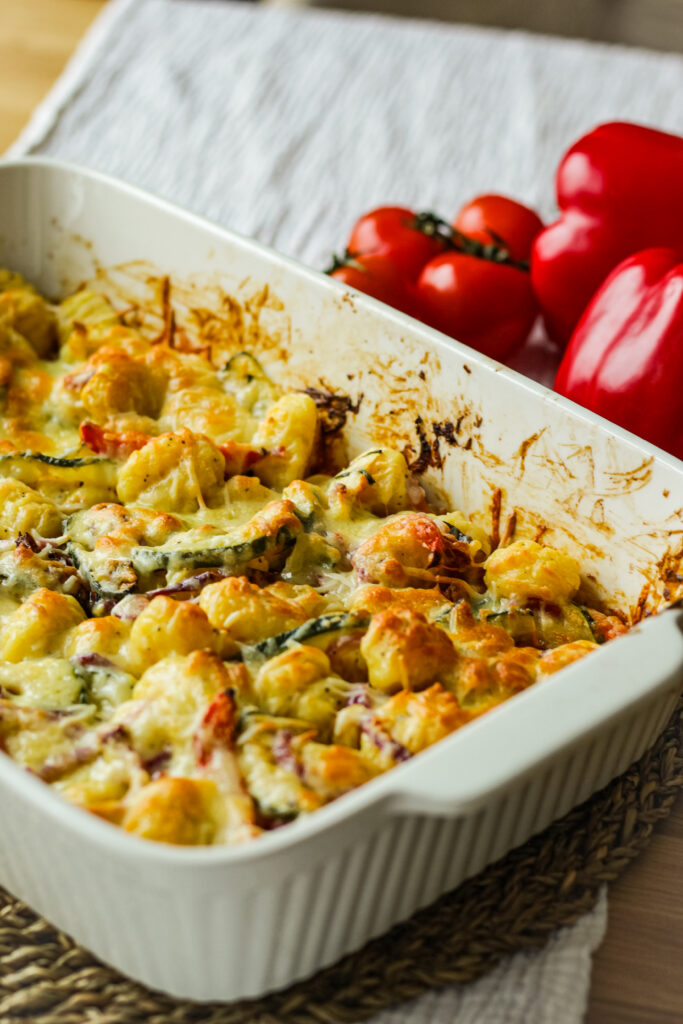 Gnocchi Gemüse Auflauf