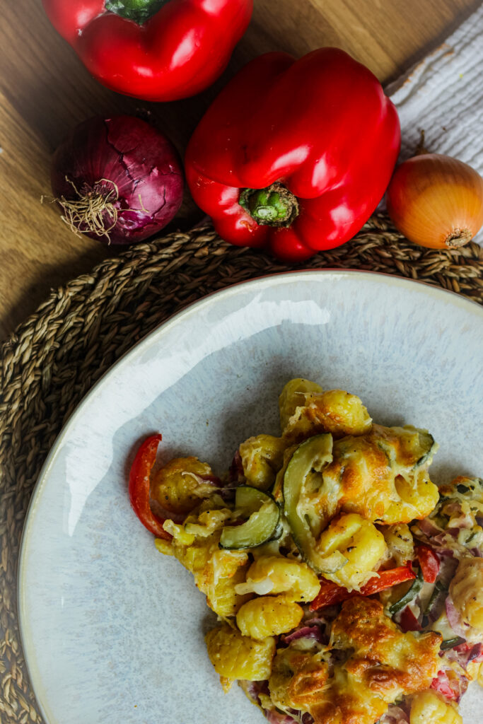 Gnocchi Gemüse Auflauf
